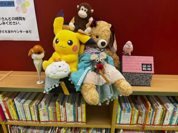 ぬいぐるみおとまり会の様子